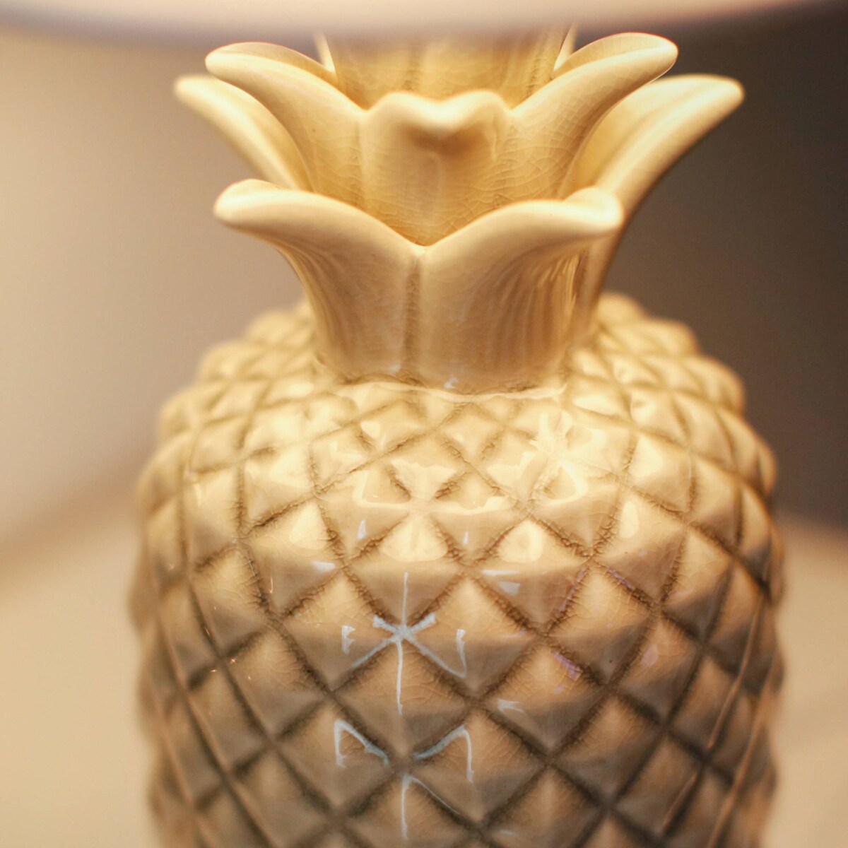 KONSIMO AREDI Lampa ananas do sypialni 2szt. kolor biały