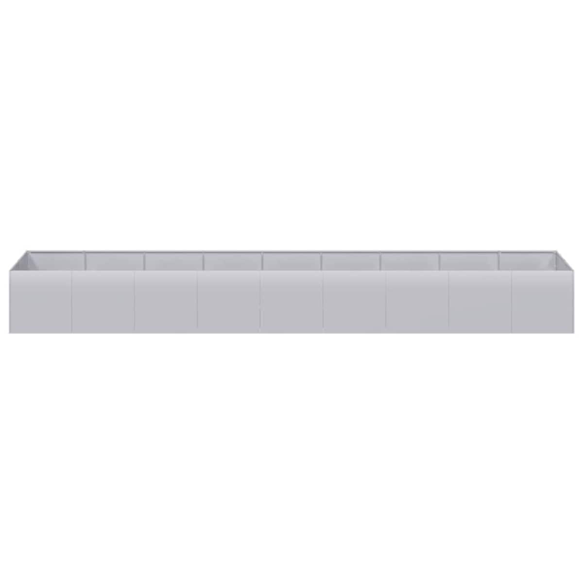 vidaXL Doniczka 360x80x40 cm Stal ocynkowana
