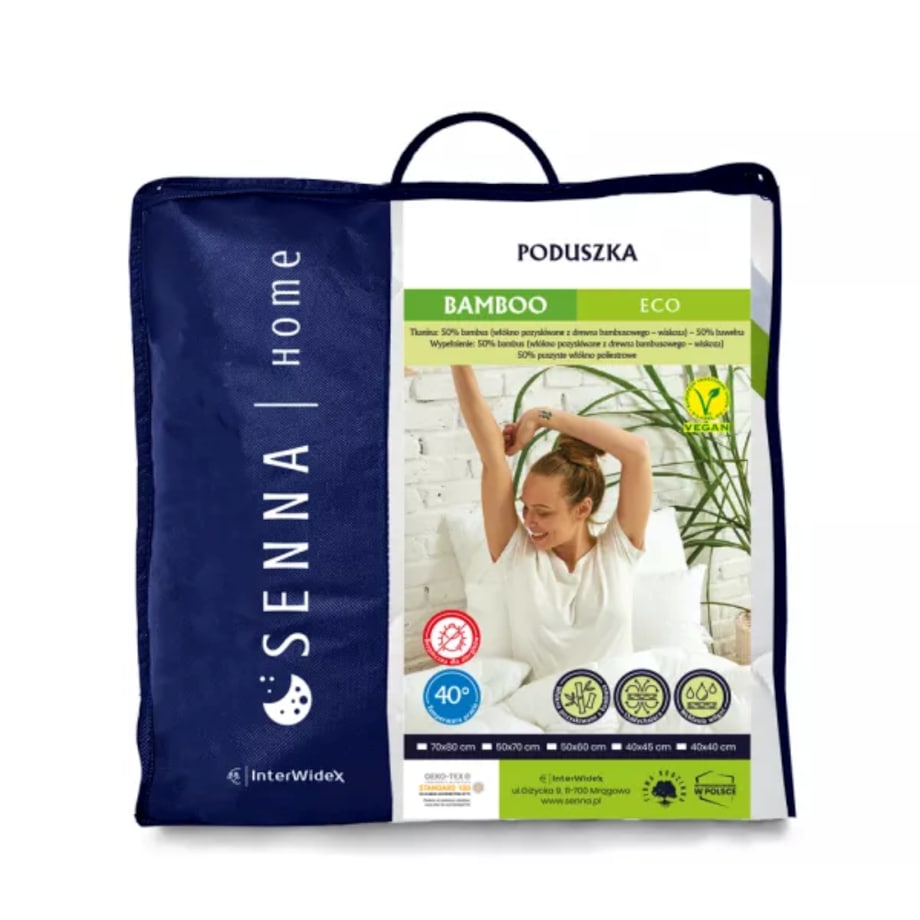 Poduszka 40x40 BAMBOO ECO Senna Home