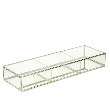 Szklana szkatułka Alessia 50x17x7,5cm, 50 x 17 x 7,5 cm