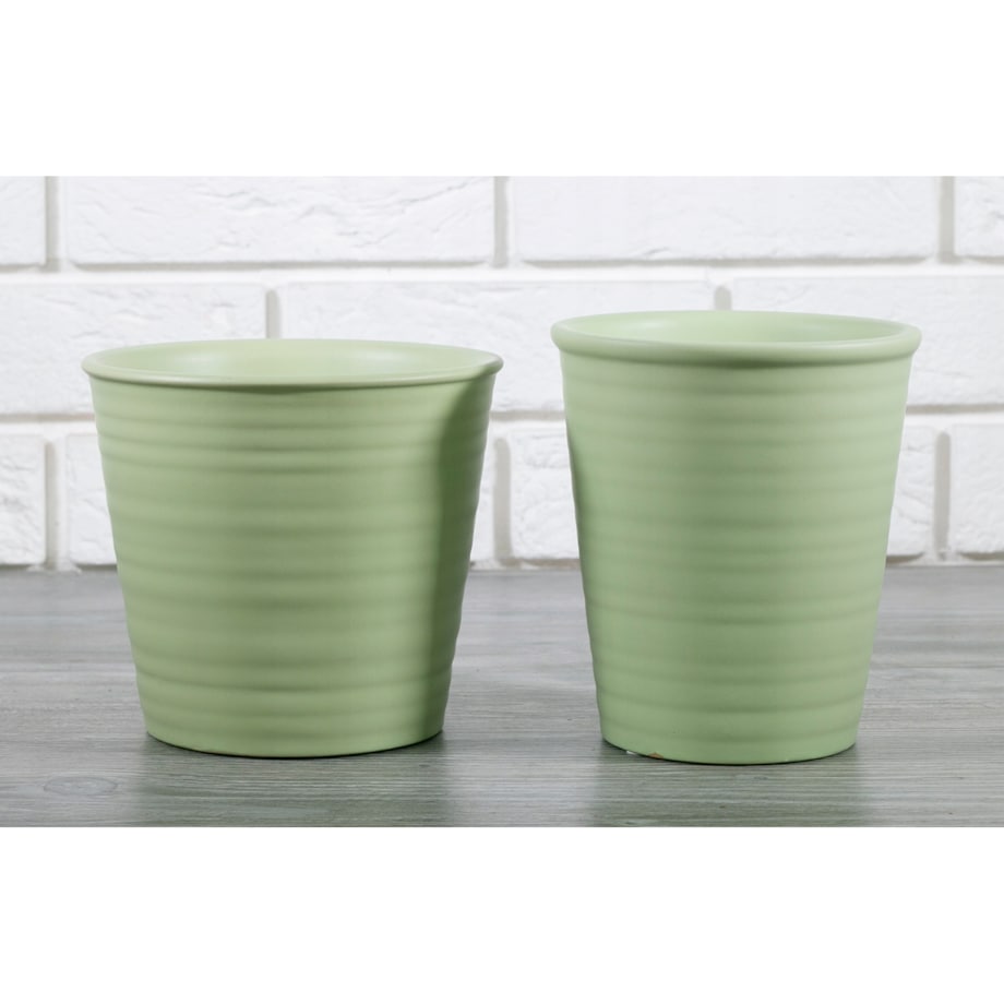 DONICA SPRING zielona, ceramiczna śr. 16cm