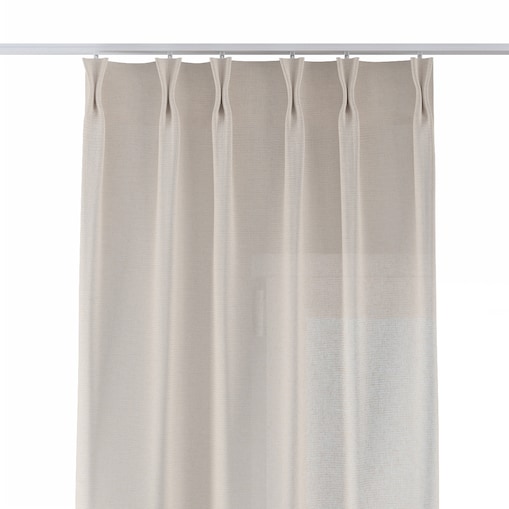 Zasłona na haczykach flex podwójnych 130x245 beżowy