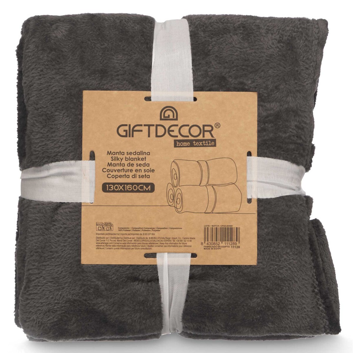 Koc pluszowy 130 x 160 cm