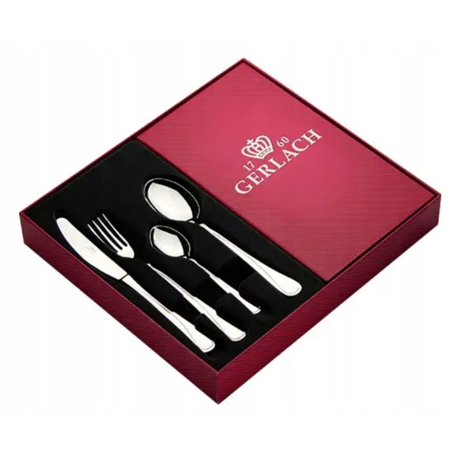 KOMPLET 24 SZTUĆCÓW POŁYSK 6 OSÓB ZESTAW GERLACH MANGO