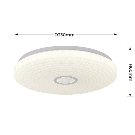Plafon Light Prestige Solaro biały LED 4000K 1 szt.