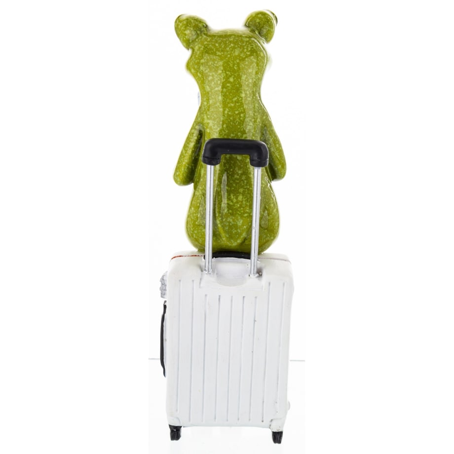 Figurka - żabka 16,5x5x8 cm FROGG-2 turystka ze smartfonem