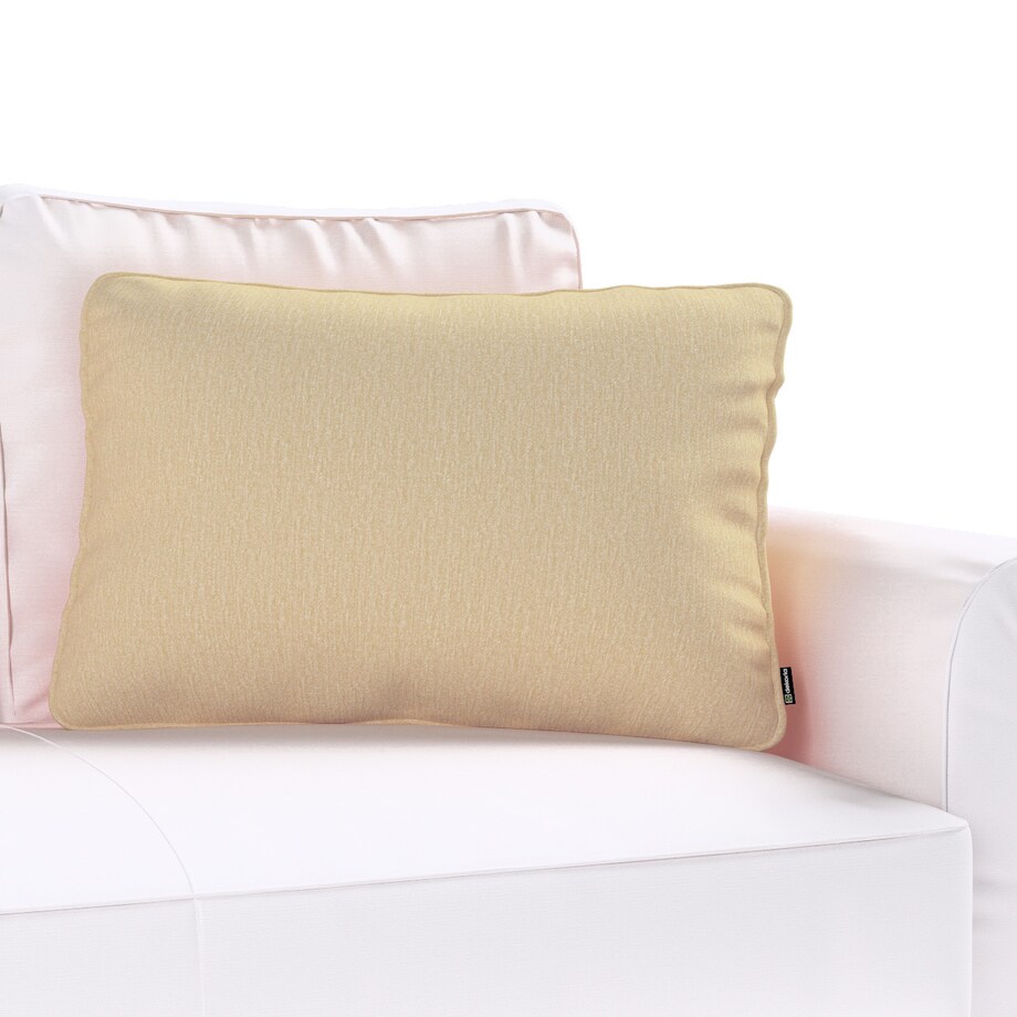 Poszewka Gabi na poduszkę prostokątna 60x40 kremowy szenil