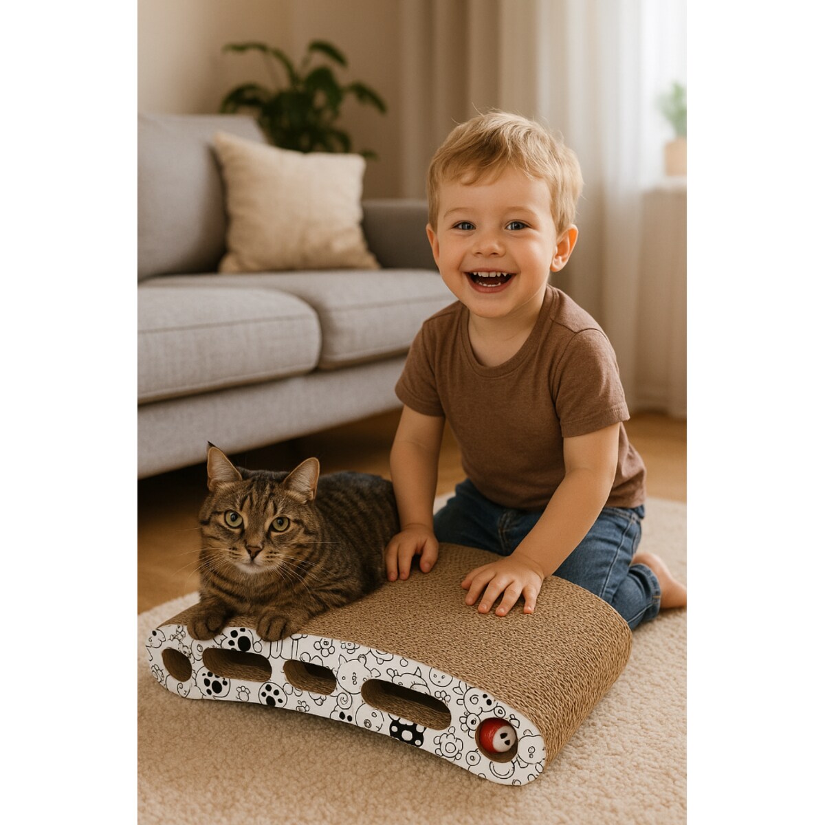 Drapak dla kota tekturowy kartonowy legowisko zabawka