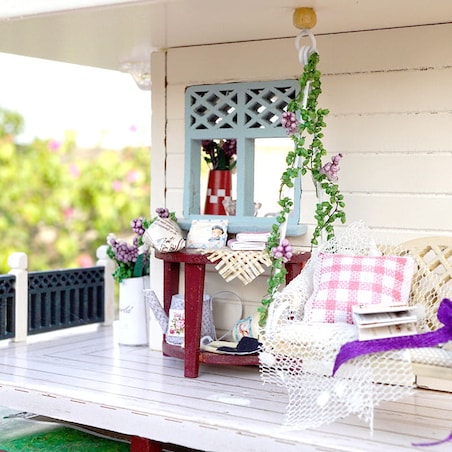 Miniaturowy domek - Amerykański cottage