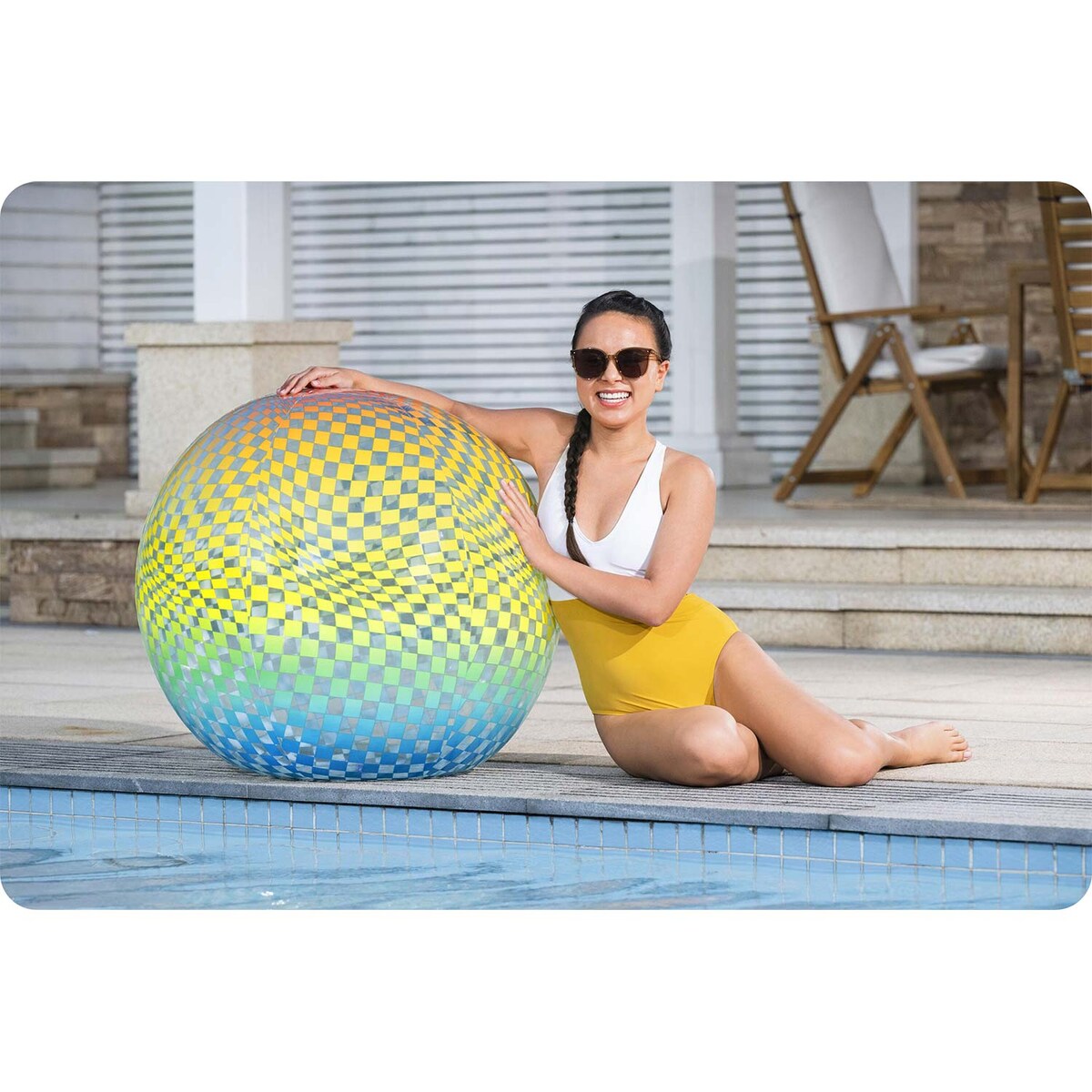 Dmuchana piłka plażowa Bestway Colorsphere 107cm