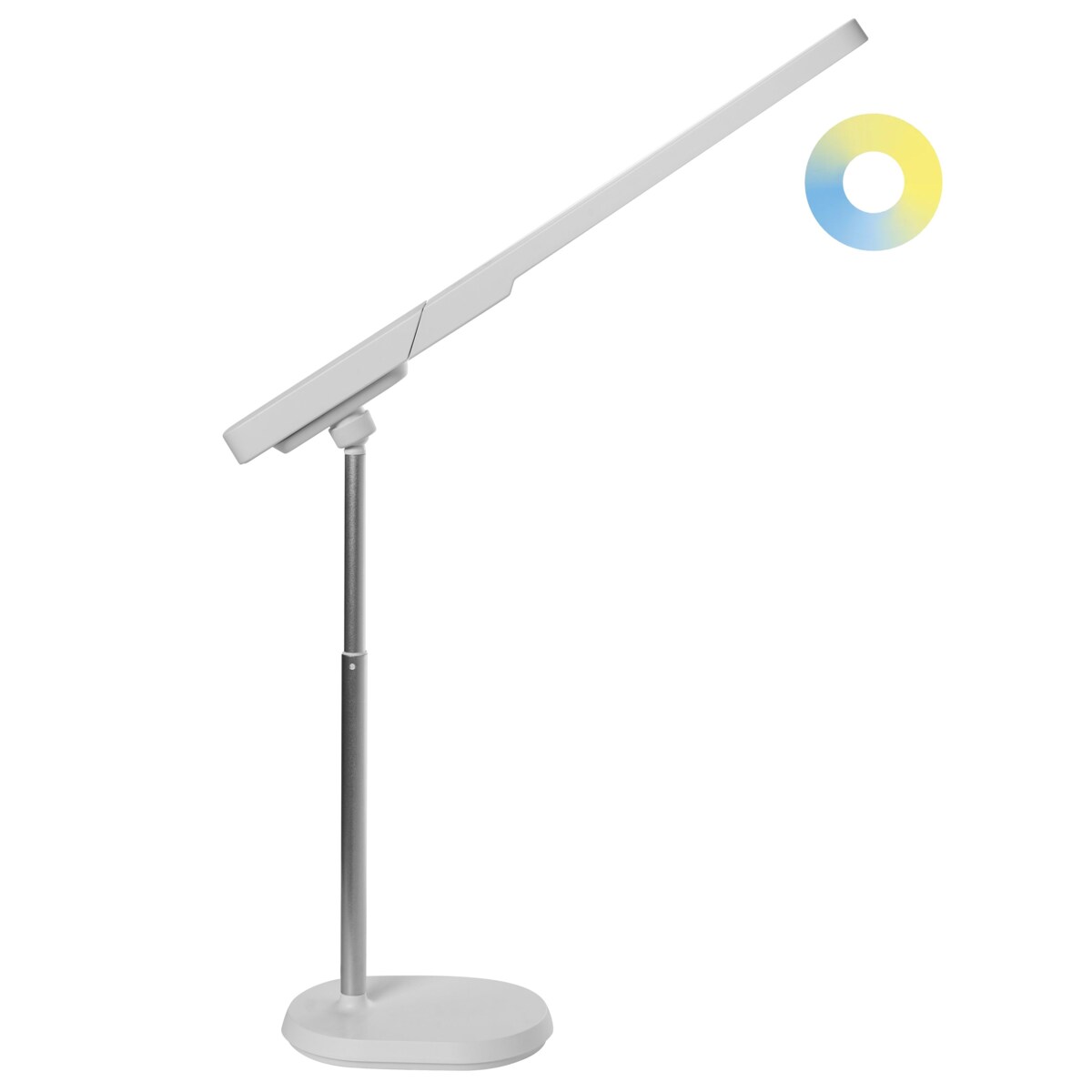 Lampa biurkowa LED TUCANA Ze ściemniaczem Biały