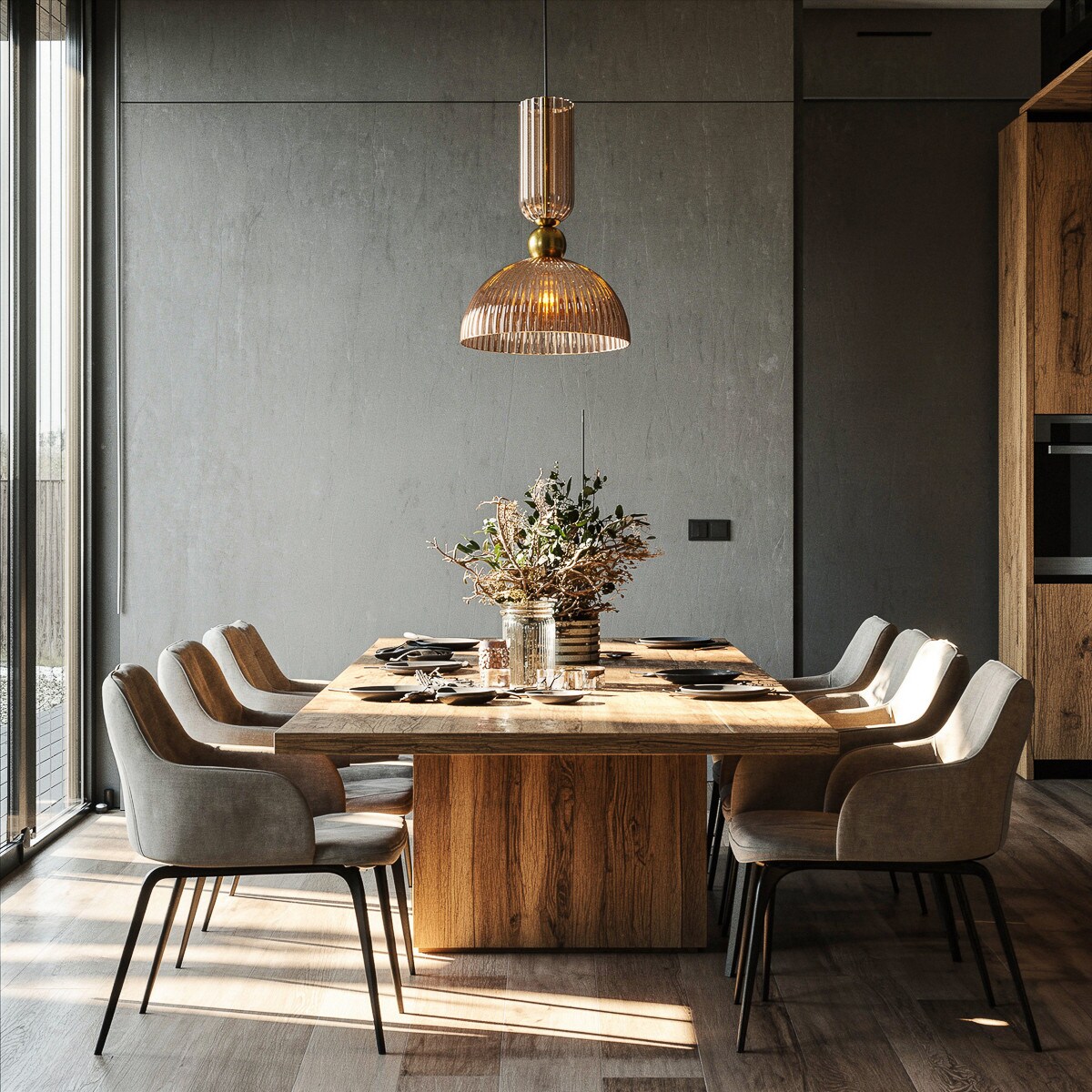 Lampa sufitowa wisząca Light Prestige Piega bursztynowy 1 x E27 1 szt.