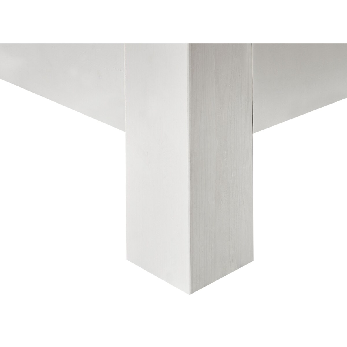 Łóżko drewniane 140 x 200 cm białe ROYAN