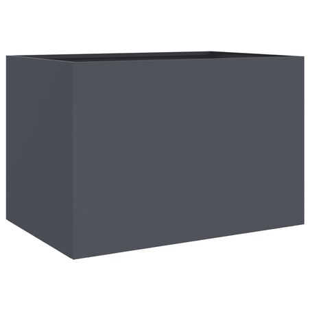 vidaXL Donica, antracytowa, 62x47x46 cm, stal