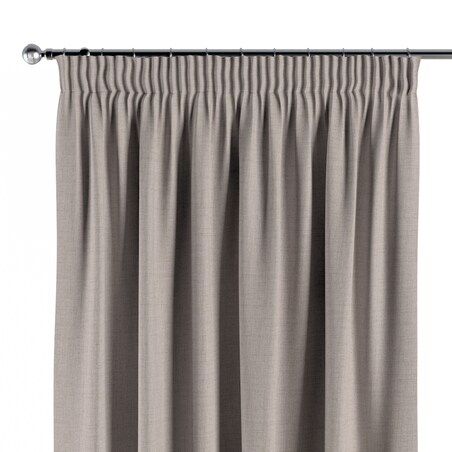 Zasłona na taśmie marszczącej 1 szt. 130x245 jasnobeżowy melanż