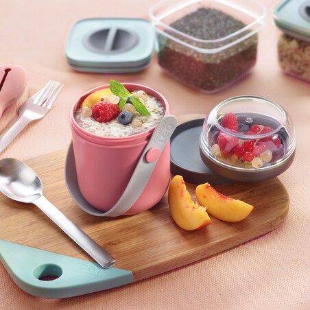 Podwójny pojemnik obiadowy, różowy BergHOFF