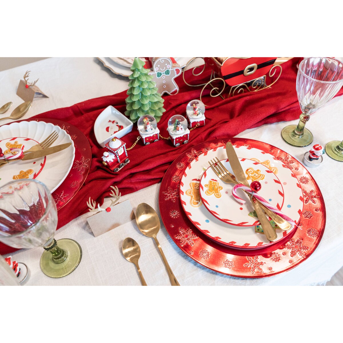 Winietki świąteczne z motywem renifera, 8 szt.