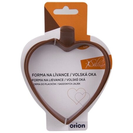 Forma do jajek silikonowa serce 10 cm