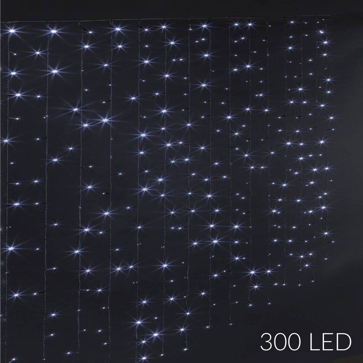 Kurtyna świetlna, zewnętrzna, 300 LED