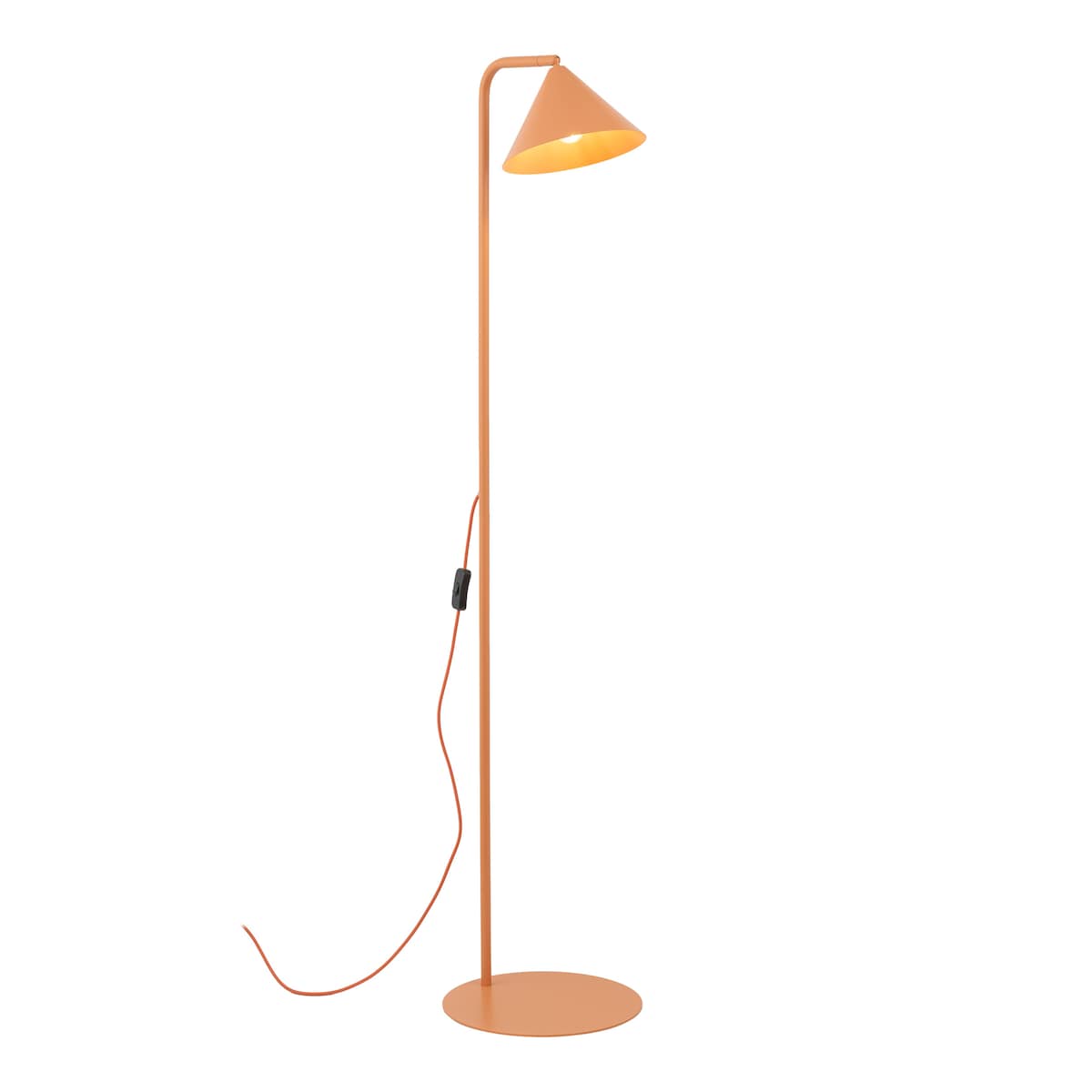Lampa podłogowa TK Lighting CONO Salmon 16207, nowoczesna lampa stojąca