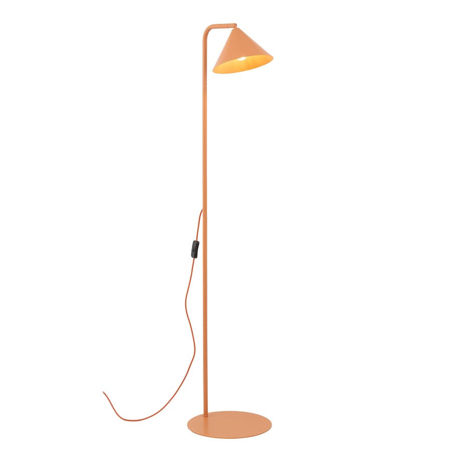 Lampa podłogowa TK Lighting CONO Salmon 16207, nowoczesna lampa stojąca