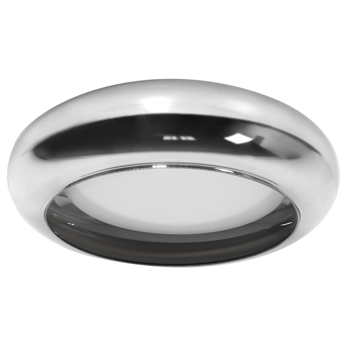 Lampa sufitowa LED NITH Ze ściemniaczem Szkło Srebrny