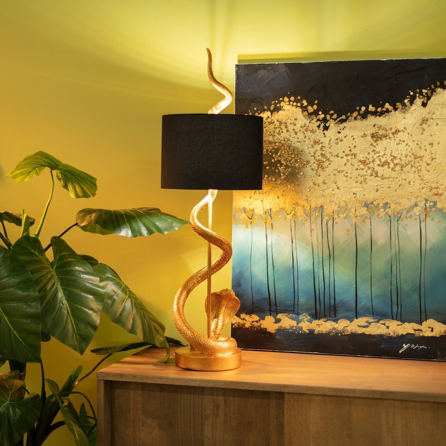 Lampa stołowa Cobra 80cm, 25 x 25 x 80 cm