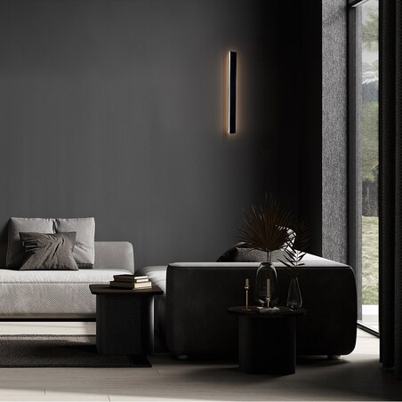 Kinkiet Light Prestige Bodo czarny LED CCT 3000K/4000K/6000K (regulowana) 1 szt.