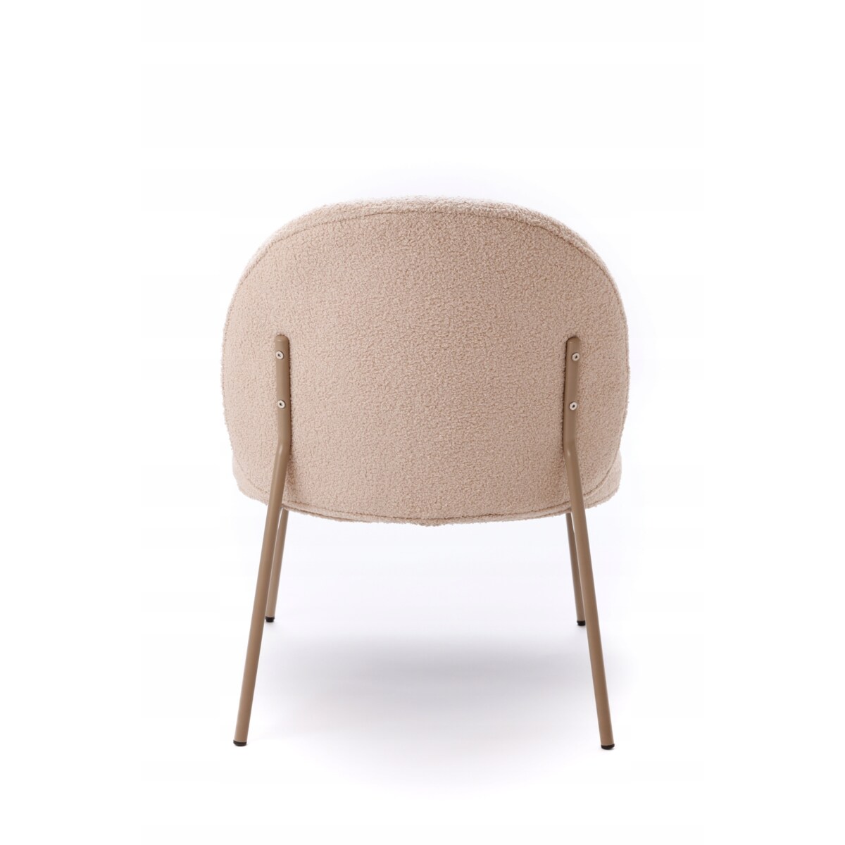 Krzesło VENTO Kremowe Beżowe Tapicerowane Nowoczesne Do Jadalni Salonu