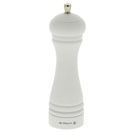 De Buyer JAVA Młynek do soli 18 cm biały matowy