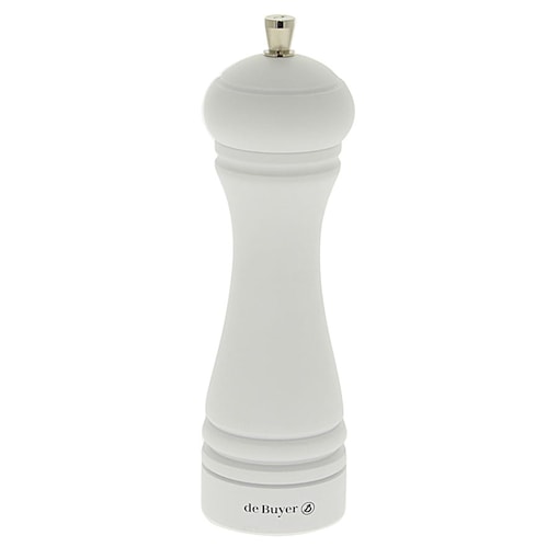 De Buyer JAVA Młynek do soli 18 cm biały matowy