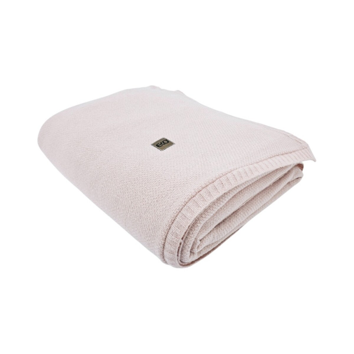 Koc dzianinowy z podszyciem futerkowym 150x200 cm – MILANO DUO ROSE PINK