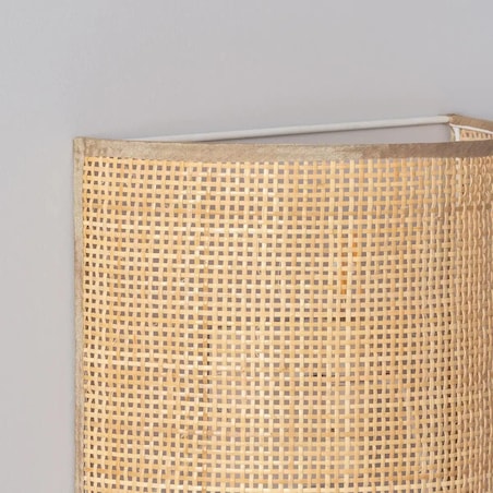 Ekologiczna lampa ścienna Boho ABR-KL-BH-E14 Abruzzo ratan brązowy