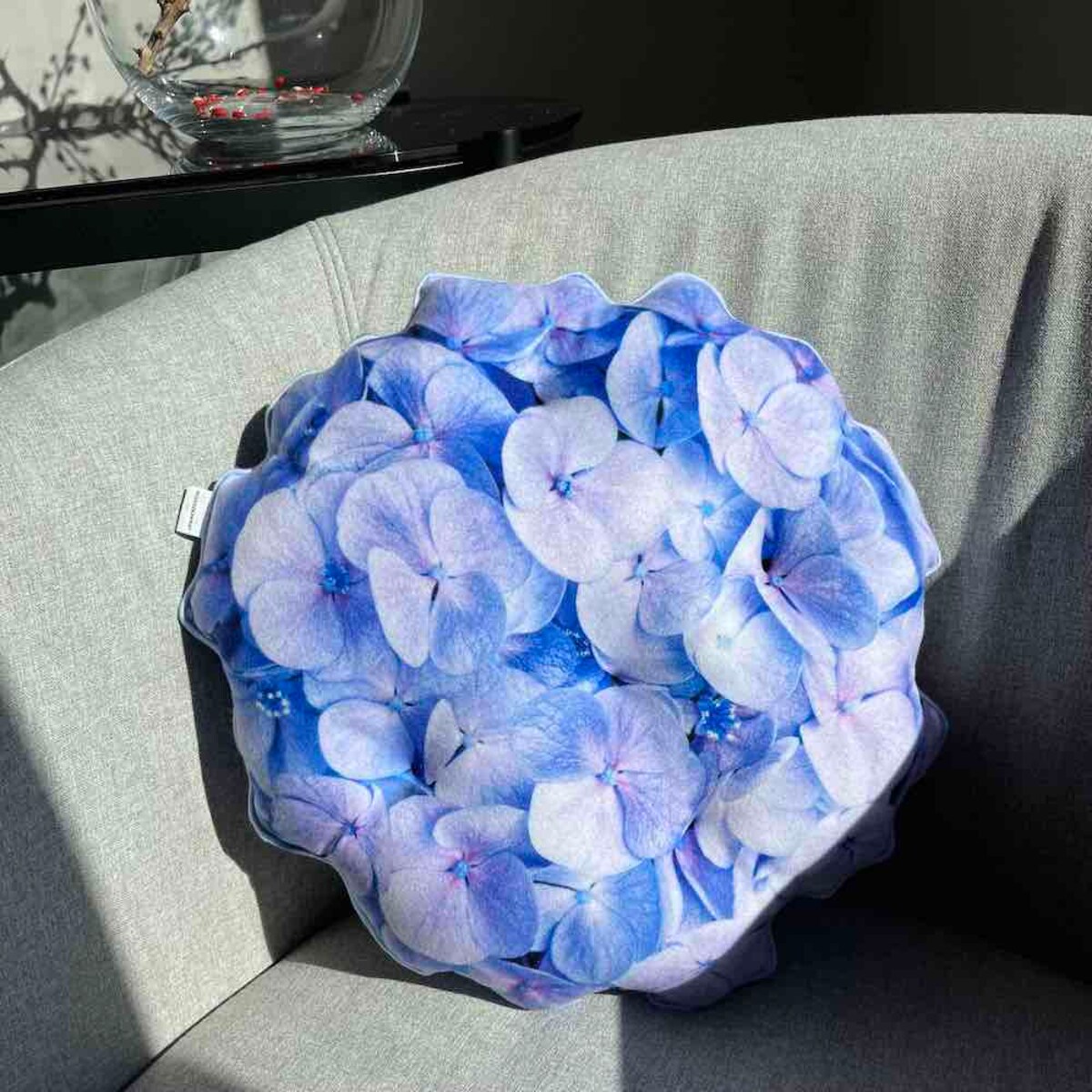 poduszka mała Hortensja blue