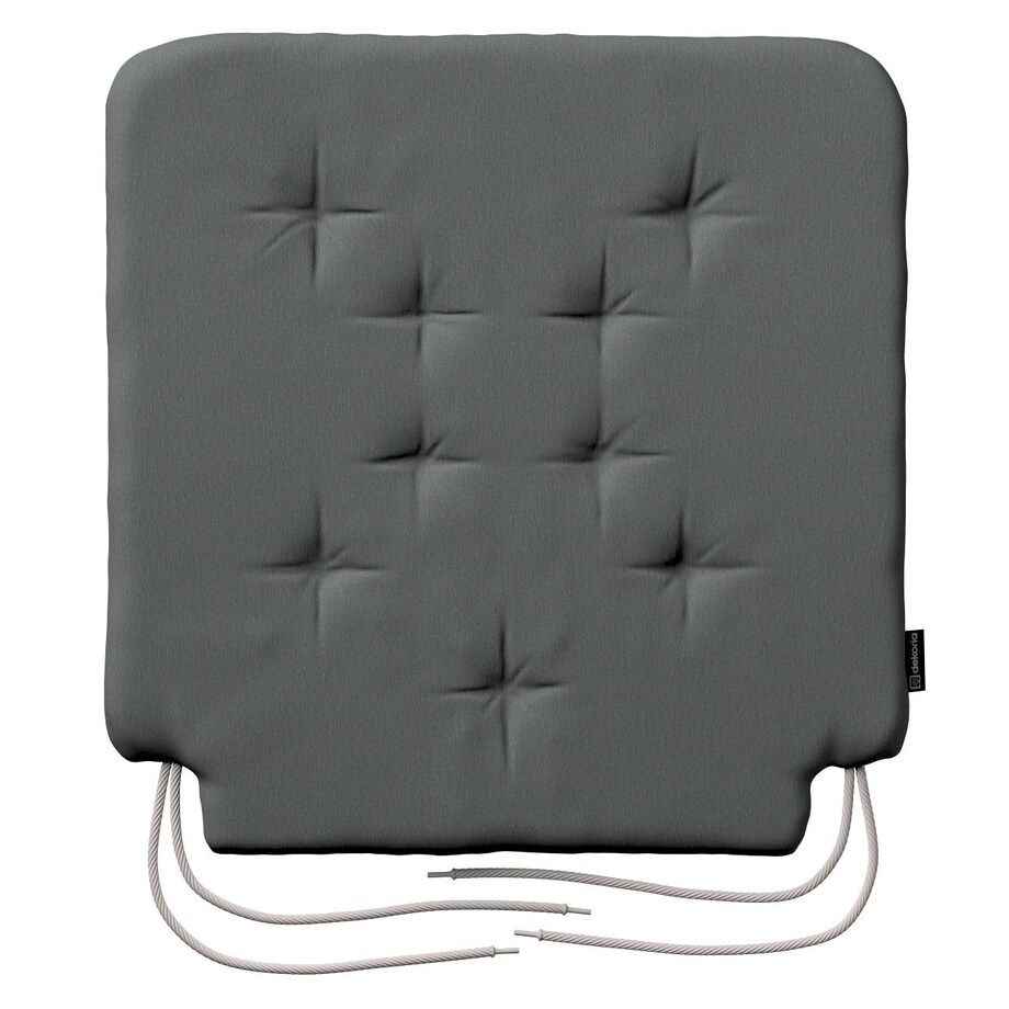 Poduszka na krzesło Olek, szary, 42 x 41 x 3,5 cm, Quadro