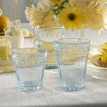 VILLA ITALIA Szklanka wysoka niebieska 330 ml MODERN