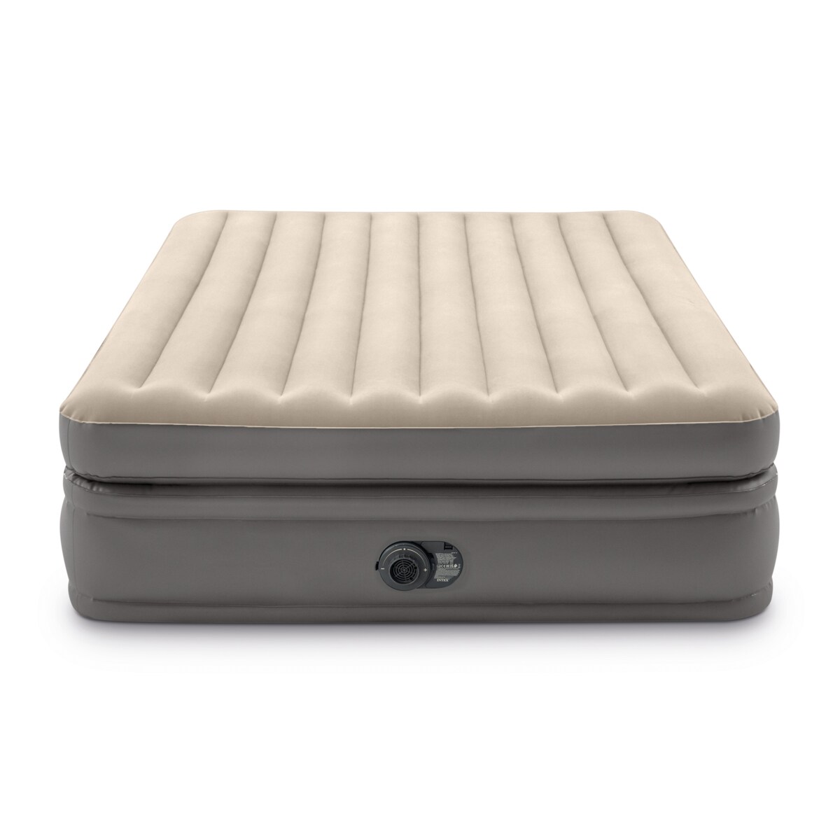 Materac dmuchany welurowy z pompką łóżko Intex 64164ND