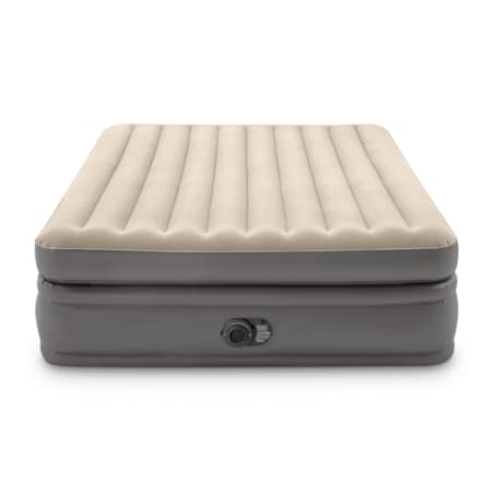 Materac dmuchany welurowy z pompką łóżko Intex 64164ND
