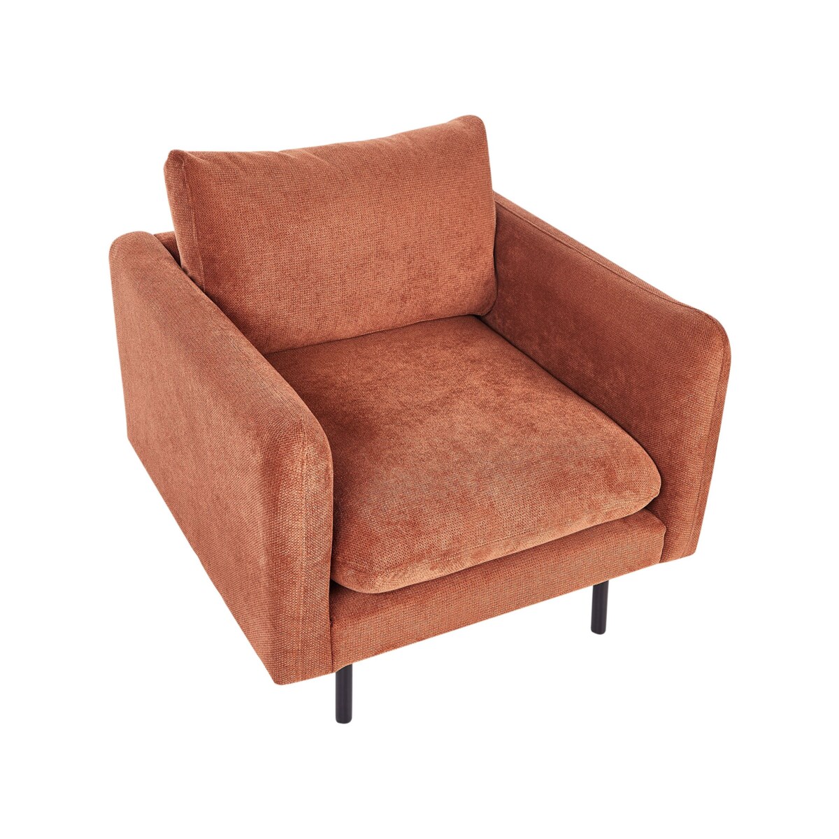 Zestaw wypoczynkowy z otomaną tapicerowany złoty brąz VINTERBRO