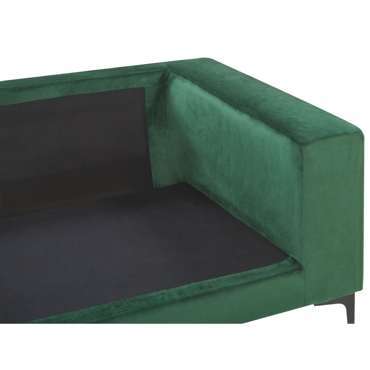 Sofa 3-osobowa welurowa zielona VADSTENA