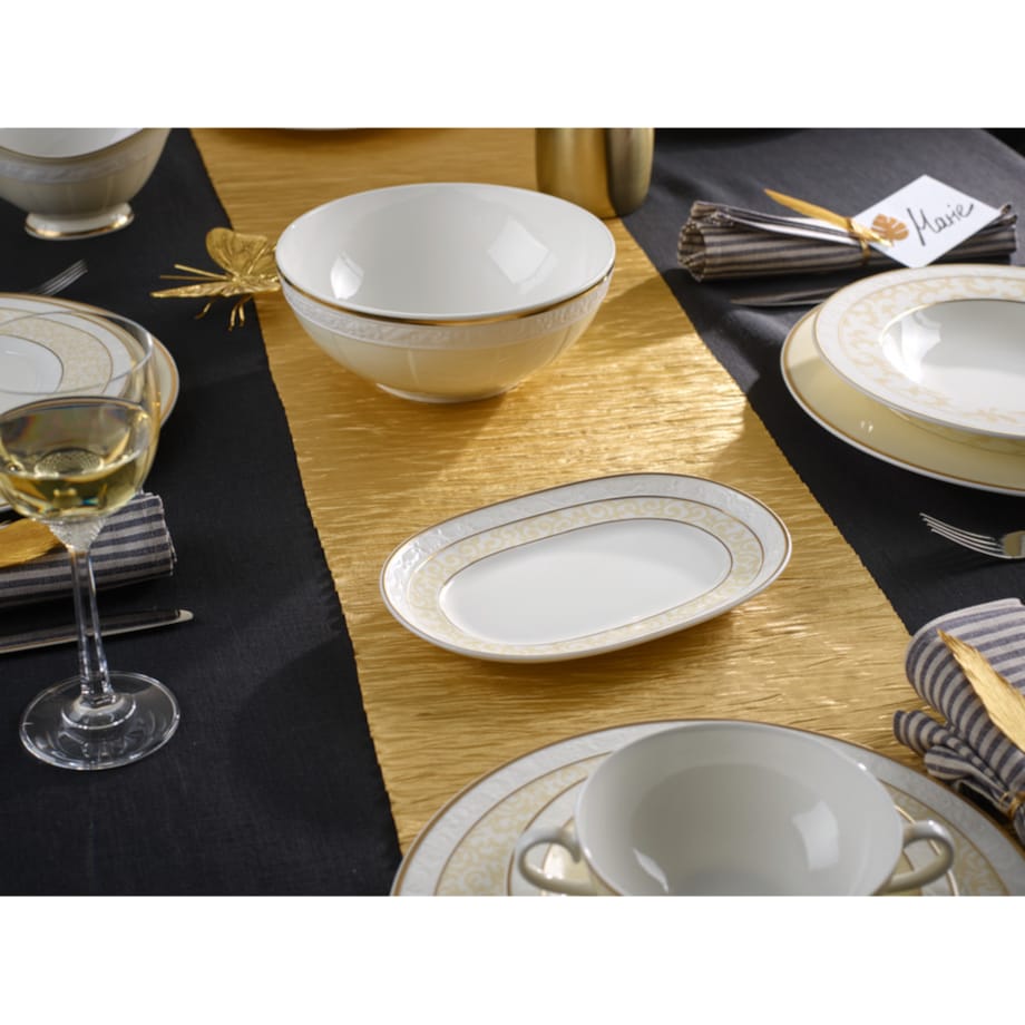 Talerz pikle/podstawka pod sosjerkę Ivoire, 22 cm, Villeroy & Boch