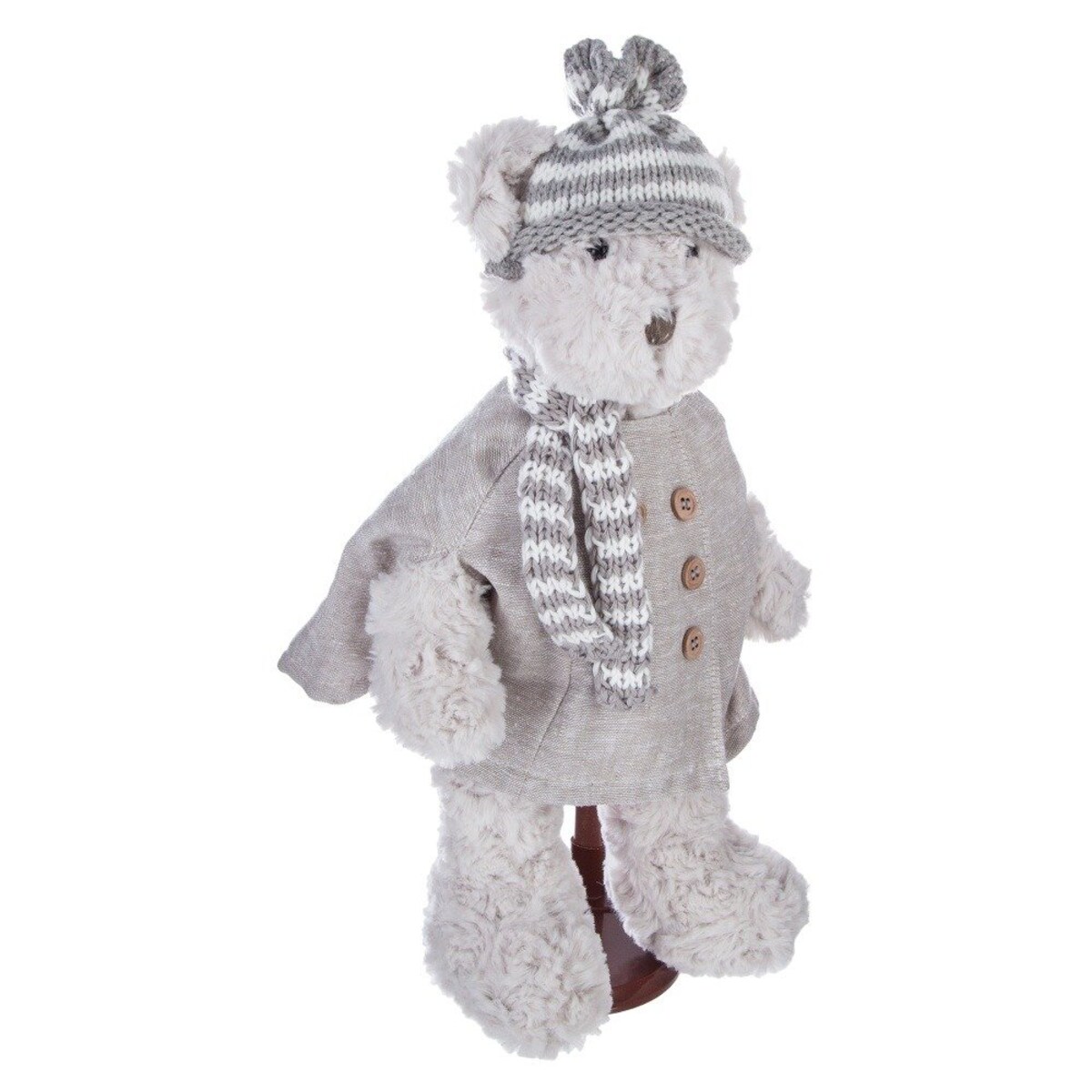 Pluszak maskotka Pani Miś w ubranku, dekoracja, zabawka, przytulanka