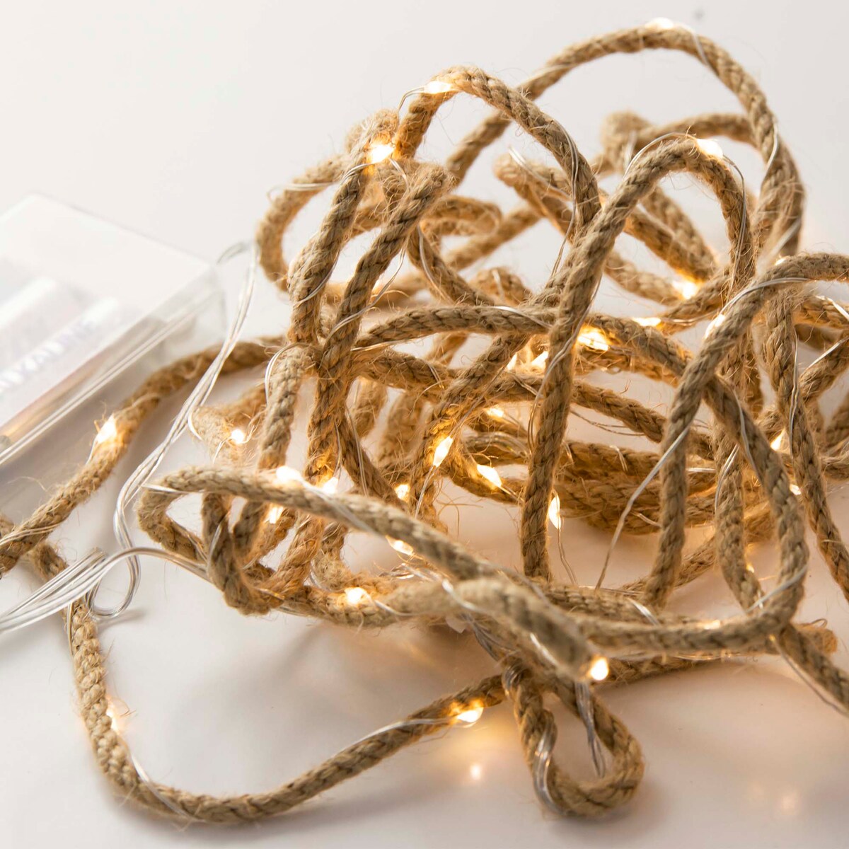 Lina Led Sznur Jutowy Girlanda Świetlna 5M Baterie