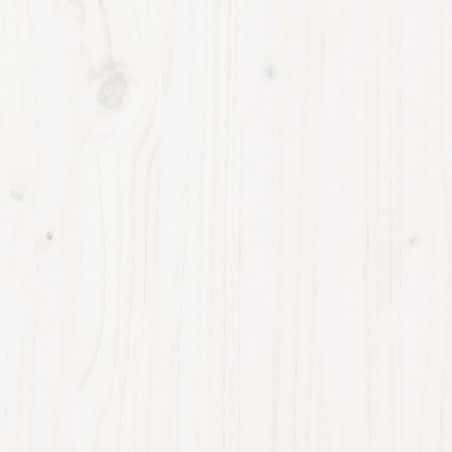 vidaXL Donica ogrodowa, biała, 40x40x26,5 cm, lite drewno sosnowe