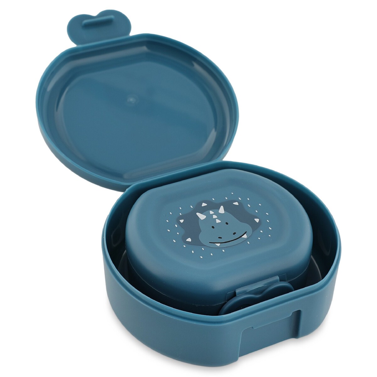 Zestaw pojemników na przekąski z klipsem 2 szt. - Triceratops Trixie Baby