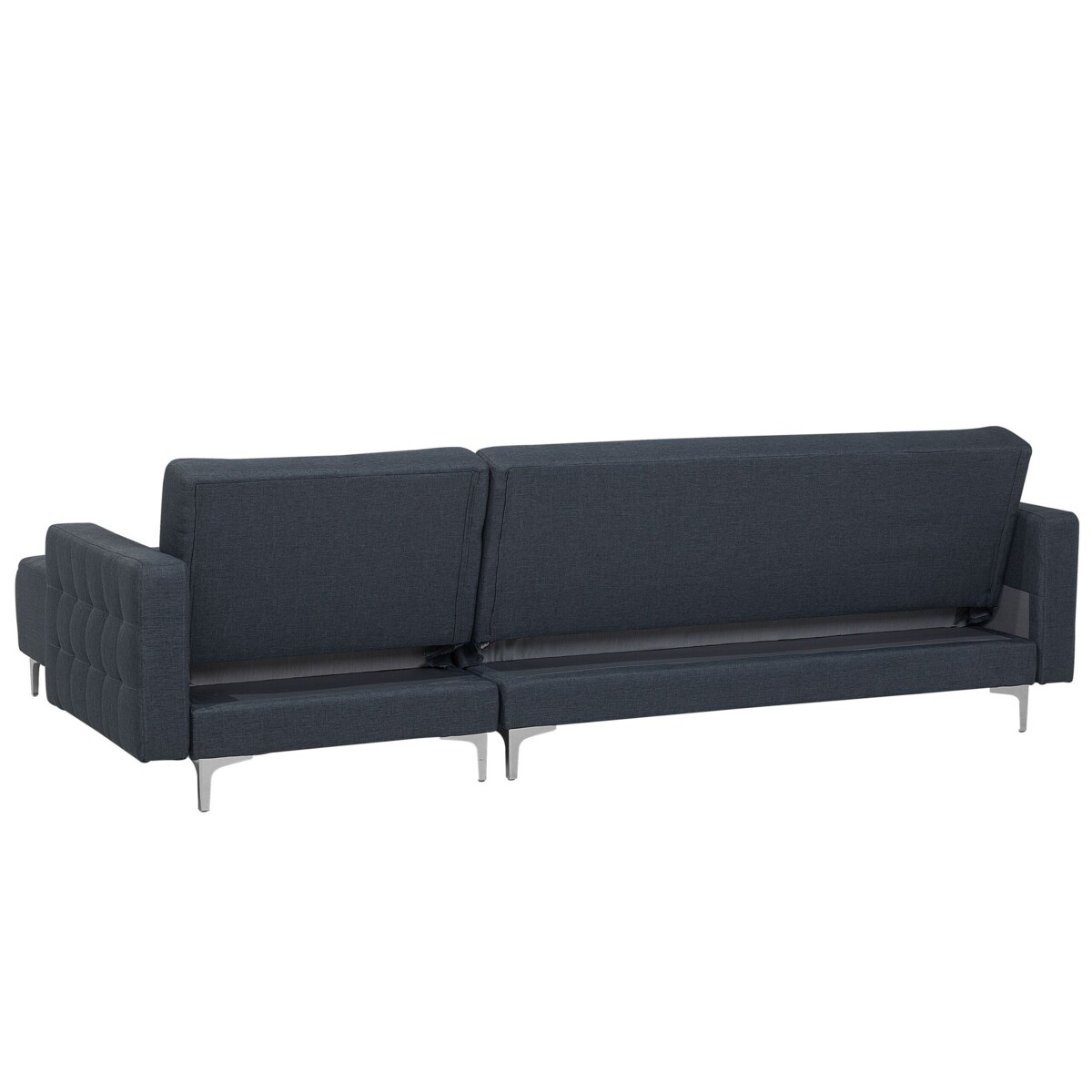 Narożnik rozkładany 4-osobowy lewostronny ciemnoszary ABERDEEN