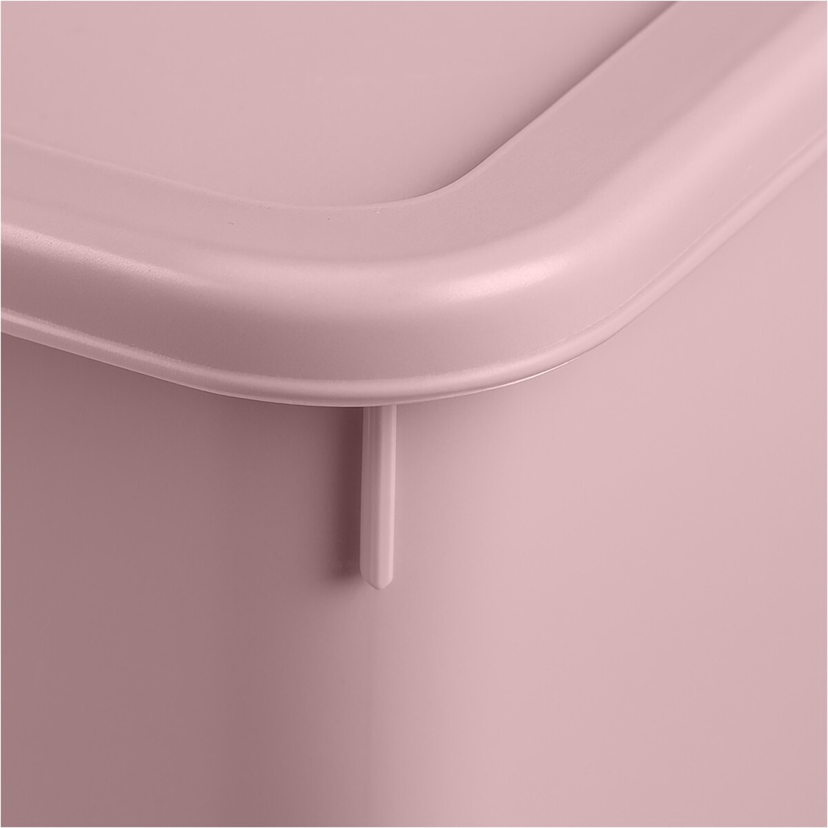 Pojemnik Plastikowy Na Zabawki Z Pokrywą 15 L Zamykany Do Pokoju Dzieci Panda Różowy