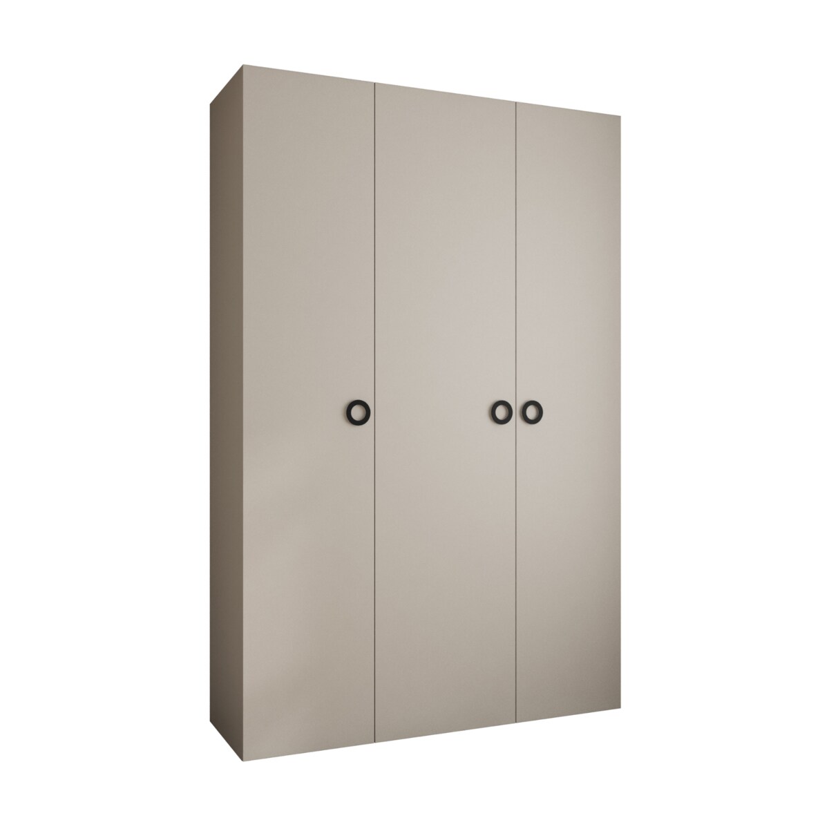 Szafa trzydrzwiowa Como 1 160 gł.40 kaszmir+czarny