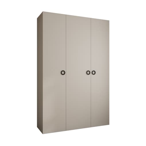 Szafa trzydrzwiowa Como 1 160 gł.40 kaszmir+czarny