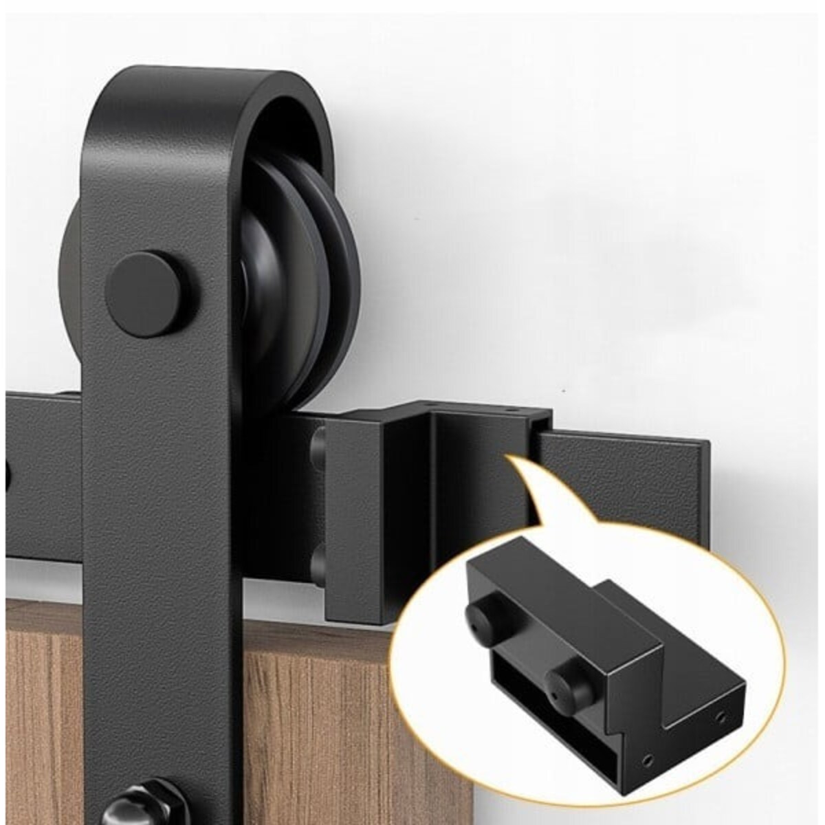 System drzwi przesuwnych barn door zestaw okuć 2m loft retro barndoor